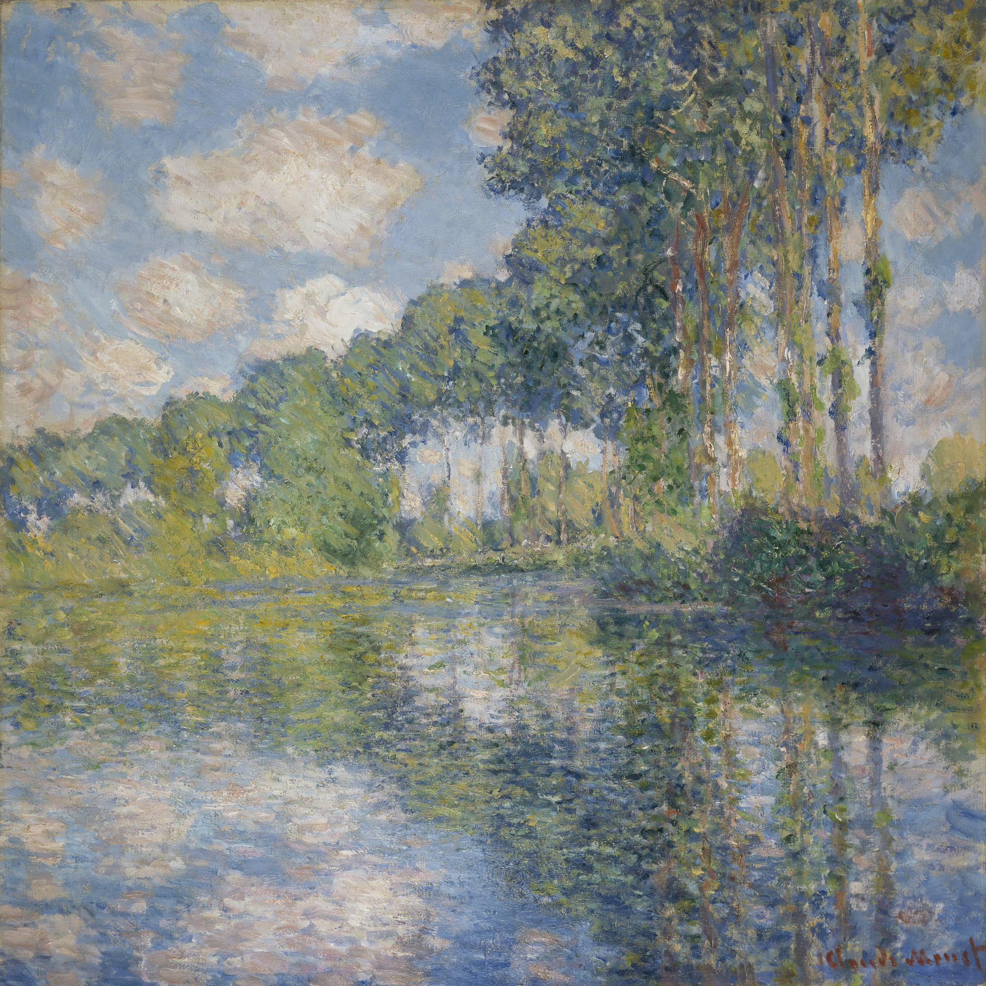 Pastoral scene from Claude Monet.