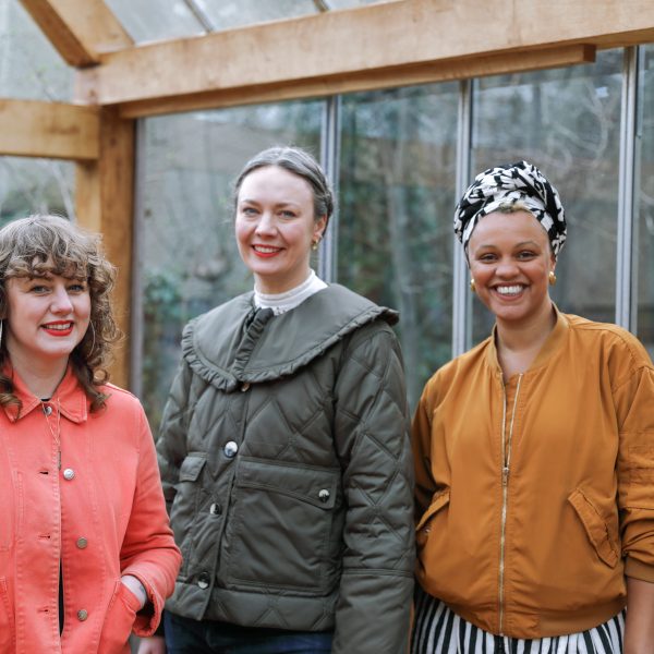 Kim McAleese (left), Beth Bate (centre) and Gemma Cairney (right) in Bobby Niven's Palm House.